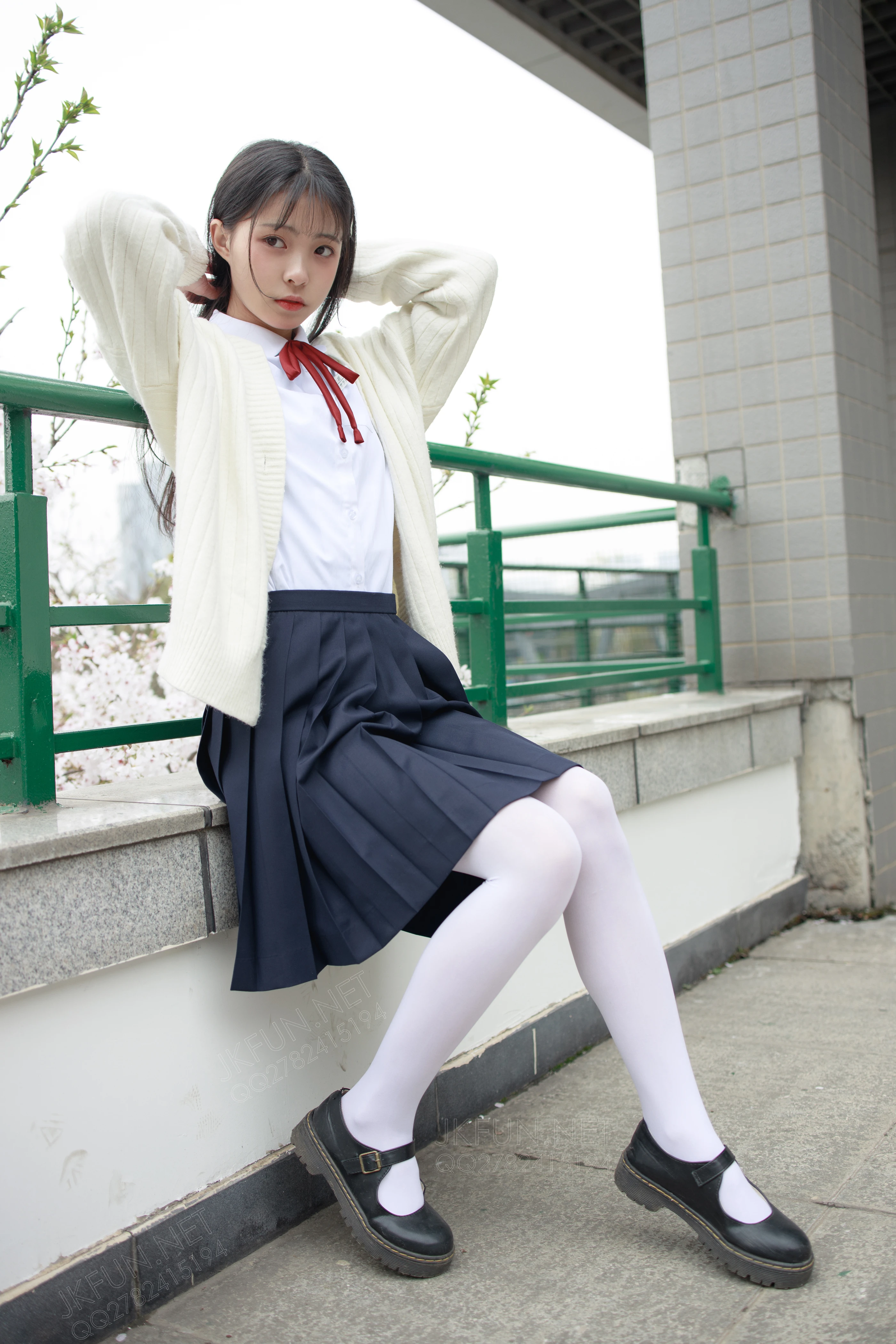 森萝财团 [JKFUN-001] 甜米 纯纯的白丝学妹 [127P 1V]插图4